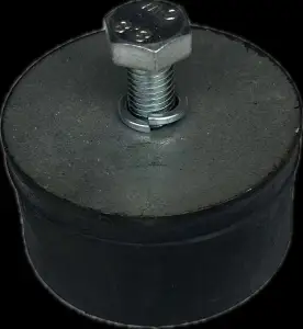 Bale tine bump stops